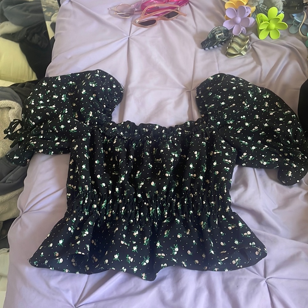 H & M top slightly worn
